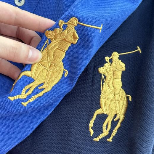 纯棉拉**家小马刺绣标长袖衫  打底Polo翻领衫 商品图9