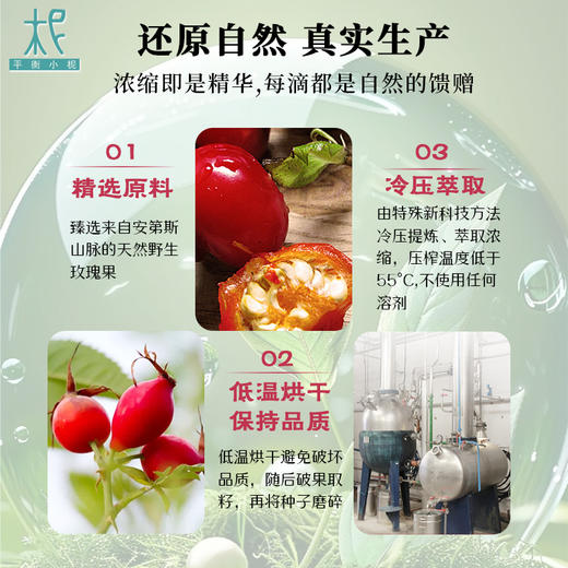 智利 野生冷压【玫瑰果】油 基础油   调油/ 护肤 /卸妆 /按摩身体 商品图2