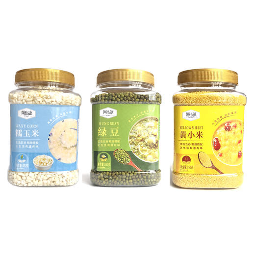 【阿比该】杂粮组合B2550款（糯玉米850g，黄小米850g,绿豆850g） 商品图2