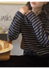 老米优品🎈3-5天！秋日文艺感穿上身《复古条纹连帽卫衣TEE》宽松显瘦，慵懒随性~ T250910A 商品缩略图6