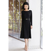 剩S 米思阳2026春季新款气质极简风优雅连衣裙轻礼服赫本风小黑裙女4336 商品缩略图3