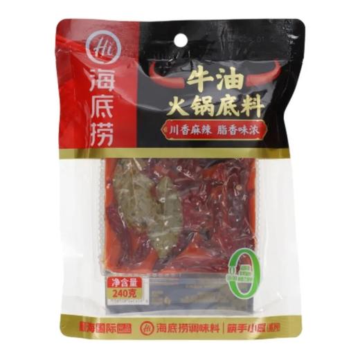 【超市】海底捞牛油火锅底料240g 商品图0