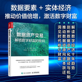 数据资产交易：解锁数字财富的密码 数字经济资产评估可持续增长人工智能企业数字化转型实用指导手册书籍