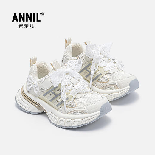 ANNIL/安奈儿童鞋韩系女童春秋软底跑步透气休闲运动鞋儿童鞋子HG5305548 商品图0