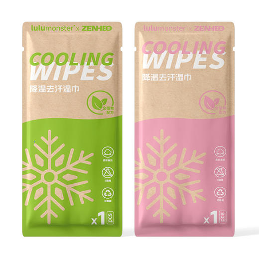 【母婴安全配方！拍1发3】户外必备Ecowish降温冰巾 凉感湿巾去汗防暑提神降温清凉便携 商品图4