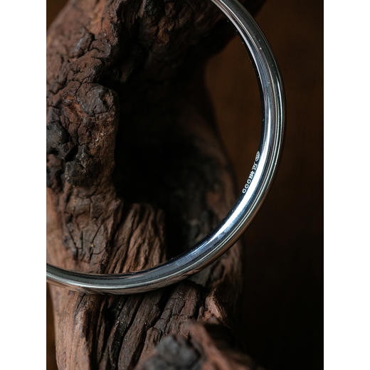 牧衣游 足银手镯可调节复古百搭精致手饰 时夜【不支持会员折】 商品图3