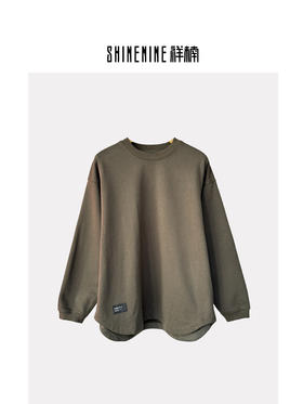 E433064244纯色圆领卫衣