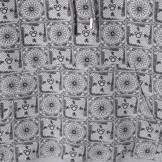 WY1108SDSA男士秋冬新款痞帅男装时尚花卉印花抽绳连帽卫衣百搭休闲宽松 商品图3