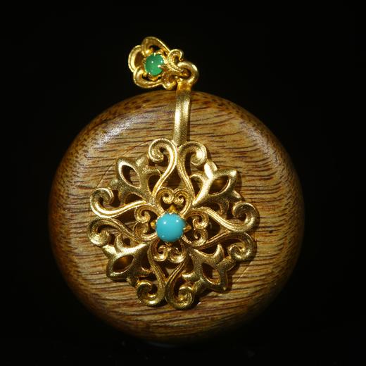 BC.AOE9.9-7  白棋九分沉(平安扣) ，5.45g 商品图0