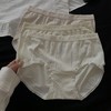 【3条装合辑】秋冬新款内裤女舒适弹力三角裤中腰女士 多种面料波点蕾丝 棉裆含桑蚕丝 商品缩略图3