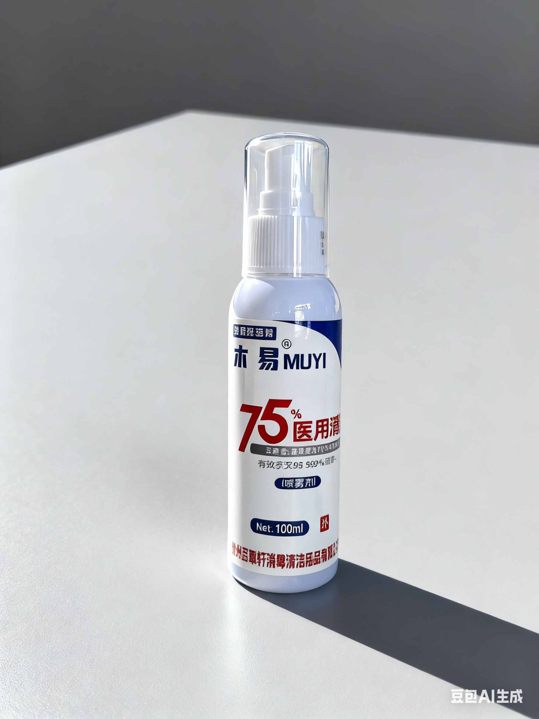 消证字 75%医用酒精（喷剂）100ml效期20280107