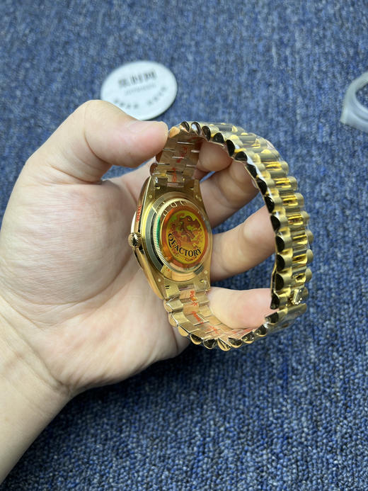 QF配重版 重量180克+ 劳力士星期日历型系列 日志40mm 黑冰糖DD 钻圈款 商品图5