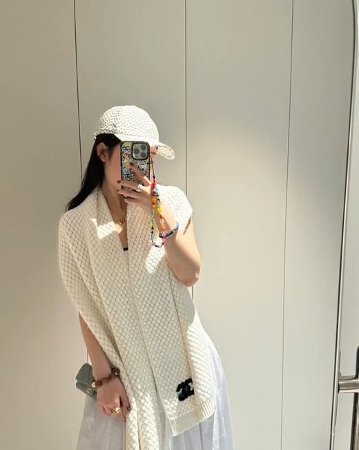 TY414-Chanel 香奈儿 25A高级手工坊系列新款冬季搭配神器羊绒围巾（PG*MM）9.10直播款 商品图2