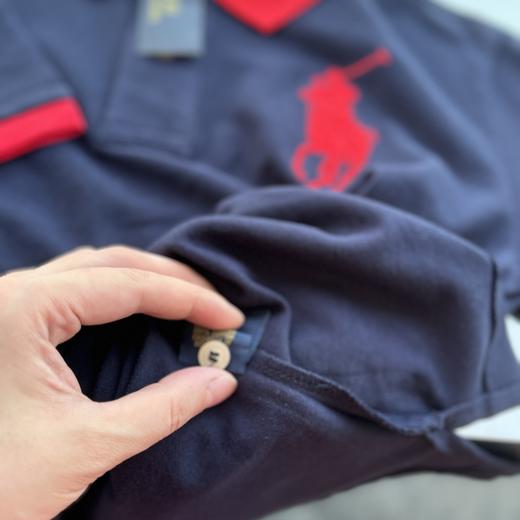 拉家大马标马球刺绣徽章透气网眼纯棉POLO衫 商品图10