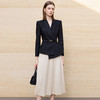 IWY/气质高级感黑色西装百褶套裙女时尚都市职场总裁套装工作服C2470+S2471 商品缩略图3