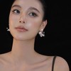 唯美浪漫精致蝴蝶气质珍珠耳钉 商品缩略图0
