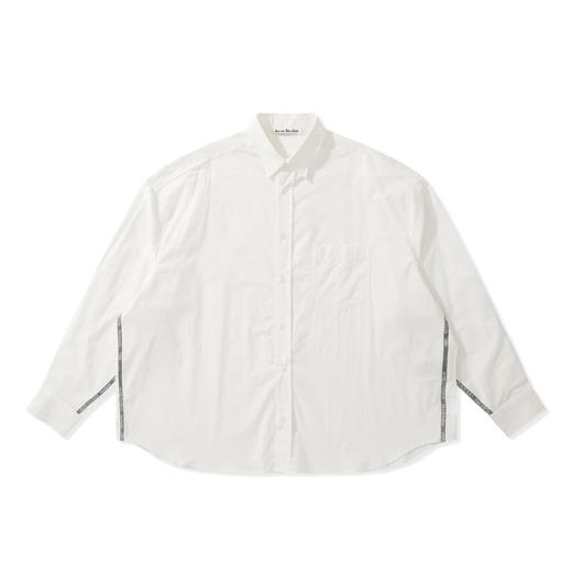 男款丝缎提花长袖衬衫001 商品图0