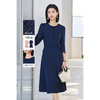 剩S/M 米思阳2026春季新款简约通勤连衣裙独特小众气质收腰a字裙女1400 商品缩略图0