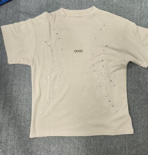 简约休闲纯色短袖T恤 商品图1