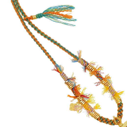 【高货定制-唐卡】黄金扎基拉姆吊坠 足金守护挂坠珍藏传家金【按克计价黄金5】MEMORA诗普琳GP294701 商品图3