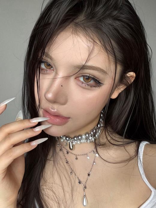 tomdoll半年抛  绯色女主 粉/无畏琥珀 棕/远山檀木 棕/镜域碧玺 蓝 14.2mm 商品图3