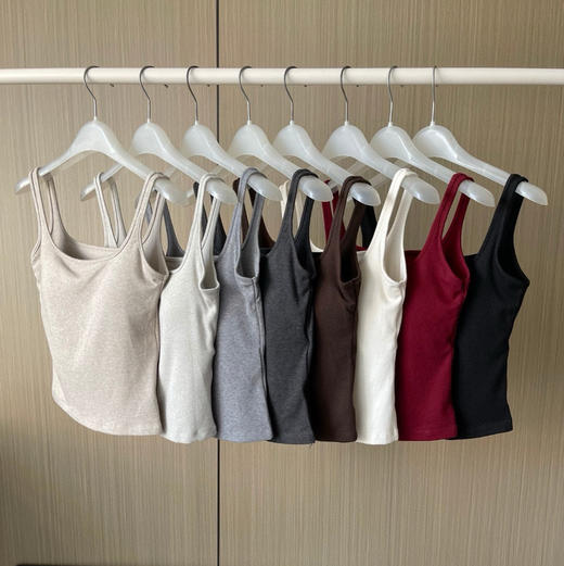 lu一体式免穿bra固定杯背心吊带909 商品图1