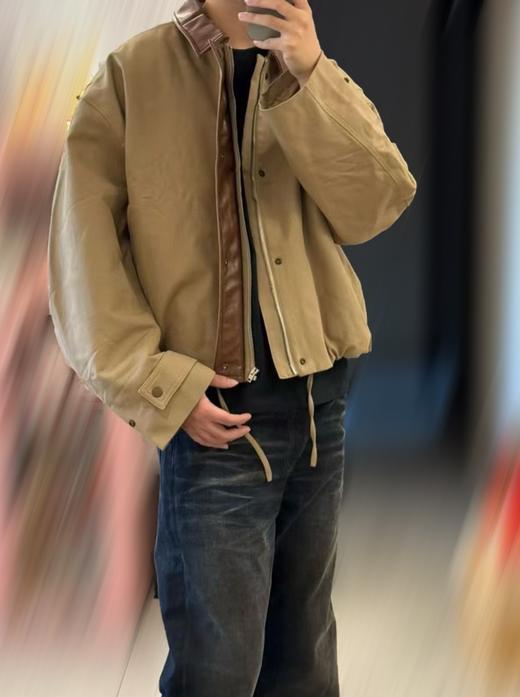 中性款巴恩皮领风衣夹克外套001 商品图4