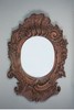独角鹿西洋古董法国出品路易十五风格古典花卉卷叶主题胡桃木精雕挂镜 商品缩略图0