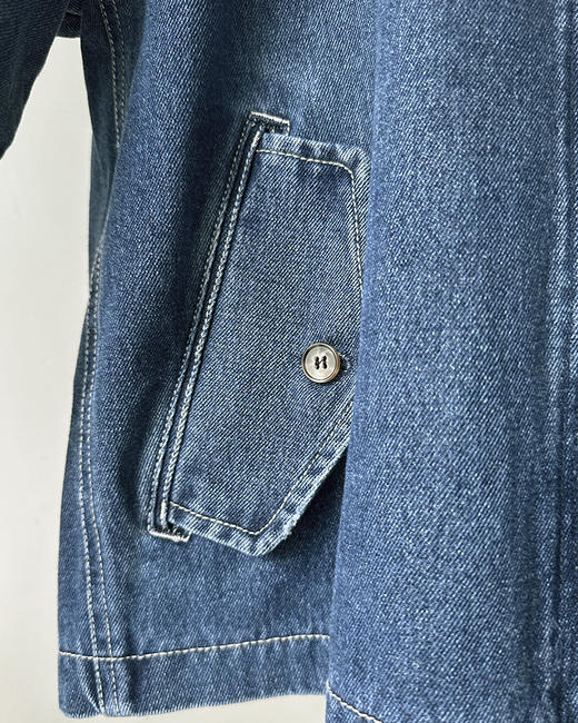 单品包邮现货 THS-限时 RL马球家 女士 经典刺绣logo复古水洗软牛仔外套 BF1109 商品图8