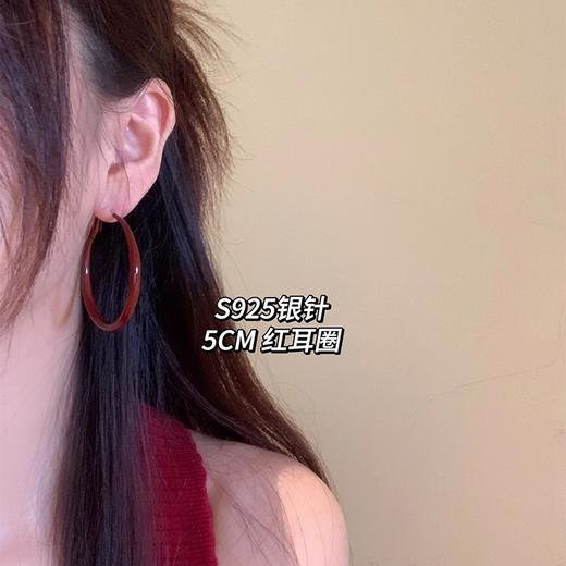 【YW】无忧购39元5件安可拉红高级感耳钉耳环合集（截单后3-5天发货) 商品图4