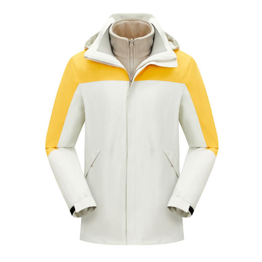 户外三合一冲锋衣 防泼水秋冬两件套防风登山服 男女同款国庆出游 商品图14