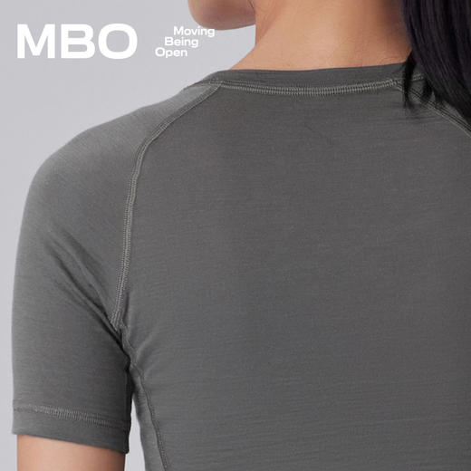 MBO女子美利奴羊毛 短袖无袖打底衫 秋冬打底衫 百川B310/B330 (经销商专拍链接，非经销商拍单不发货) 商品图12