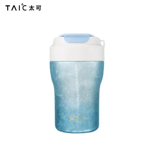 TAIC太可纯钛双层焕彩吸管咖啡杯女士高颜值轻奢便携随行可拎水杯 商品图1