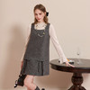 【绵羊毛】三彩2025冬季新款方领蝴蝶结毛呢连衣裙无袖背心裙M 商品缩略图2