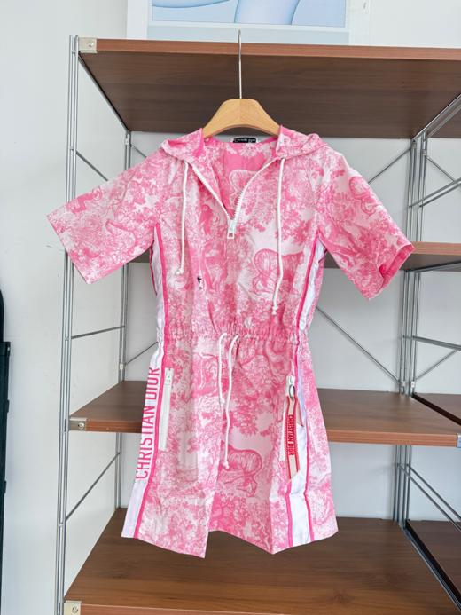 Dior 迪奥 动物园花纹系列新款收腰连帽连衣裙（PG*MM）9.10直播款 商品图2