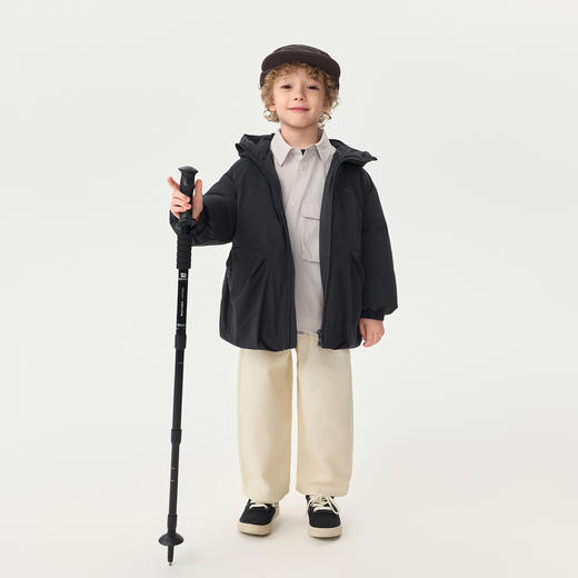 马克珍妮男童时尚加厚工装连帽羽绒服2025年冬装新款551683 商品图3