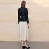 IWY/气质高级感黑色西装百褶套裙女时尚都市职场总裁套装工作服C2470+S2471 商品缩略图4