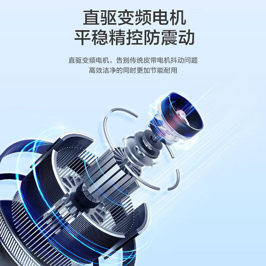 海尔云溪免清洗直驱变频洗衣机精华洗智能投放10公斤全自动波轮手搓防缠绕  【星蕴银】免清洗MB100-BDEF668 商品图1