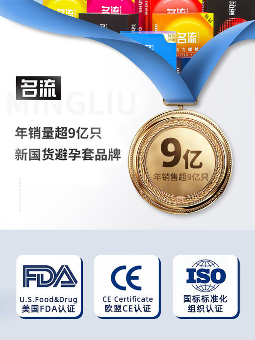 名流计生情趣安全套超薄0.01无套裸入避孕套女性快潮水润滑避用套 超薄三重体验【30只】薄润三合一 商品图4