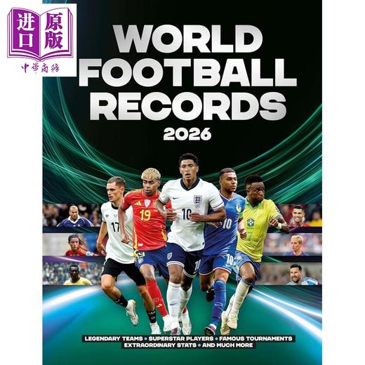 【中商原版】世界足球纪录2026 背后球员和球队的故事 World Football Records 2026 英文原版 Keir Radnedge 商品图0