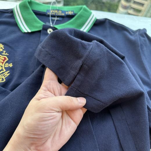 纯棉拉**家小马刺绣标长袖衫  打底Polo翻领衫 商品图12