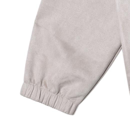 25F057SDSA秋冬新款痞帅男装潮牌绒面下摆松紧抽绳连帽卫衣刺绣标百搭 商品图4