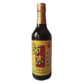 【超市】拓东三级黄豆酱油500ml