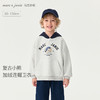 马克珍妮男童复古小熊奥利绒连帽卫衣2025年秋冬新款551161 商品缩略图0