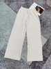 RM725#纯色抗条针织阔腿裤 商品缩略图1