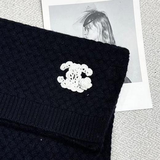 TY414-Chanel 香奈儿 25A高级手工坊系列新款冬季搭配神器羊绒围巾（PG*MM）9.10直播款 商品图5