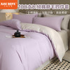 加倍生活 A类100支长绒棉纯色磨毛四件套 全棉纯棉被套床单枕套可水洗支持机洗 商品缩略图0
