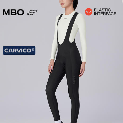 MBO CARVICO®女子意式双核抓绒背带骑行长裤 双箭头 T370(经销商专拍链接，非经销商拍单不发货) 商品图1