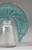 独角鹿西洋古董法国顶级水晶工坊莱俪LALIQUE设计出品「Pâquerettes」款蓝色水晶古董香水瓶 商品缩略图2