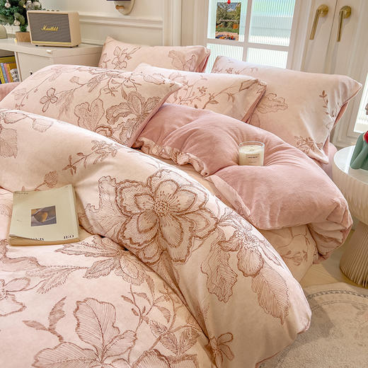 自然醒A版纯棉磨毛B版高克重牛奶绒系列单被套QJ 商品图9